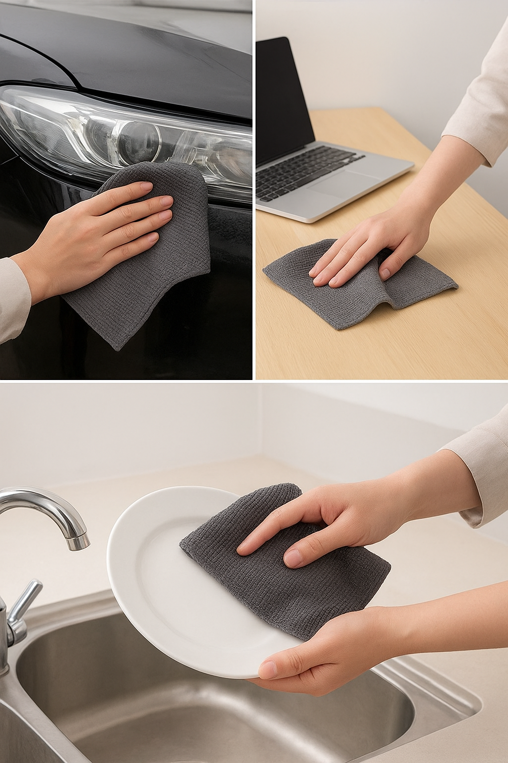 Microfiber Cleaning Cloth Roll (25 Sheets)